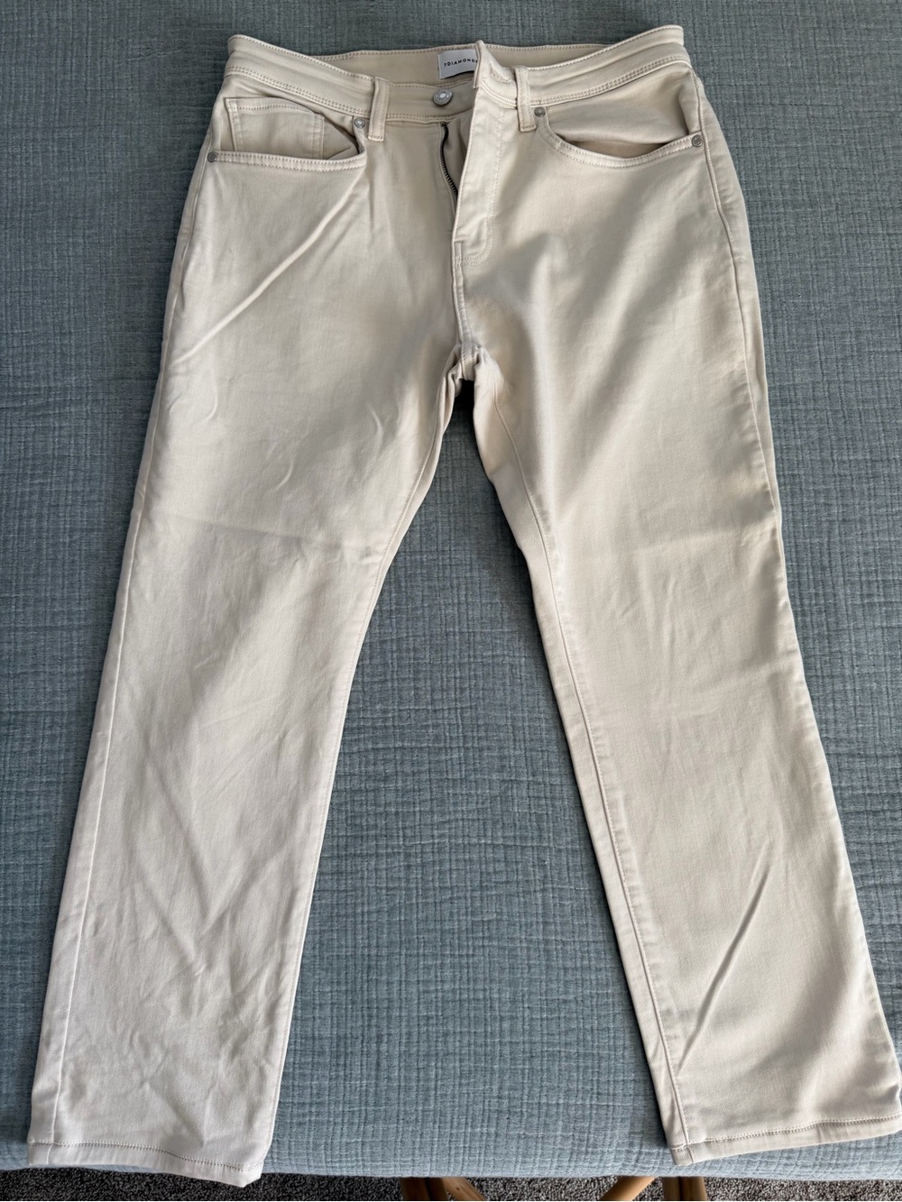 7 Diamonds Slim Men’s Jeans Cream
